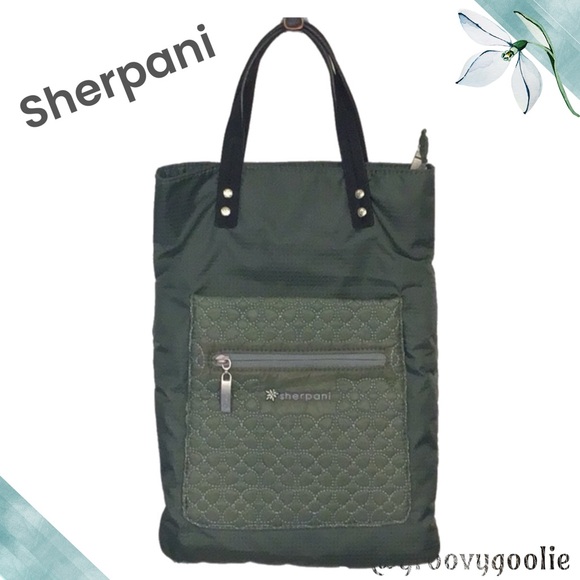 Sherpani Chloe Le Green Crossbody/Tote Bag - Picture 1 of 16